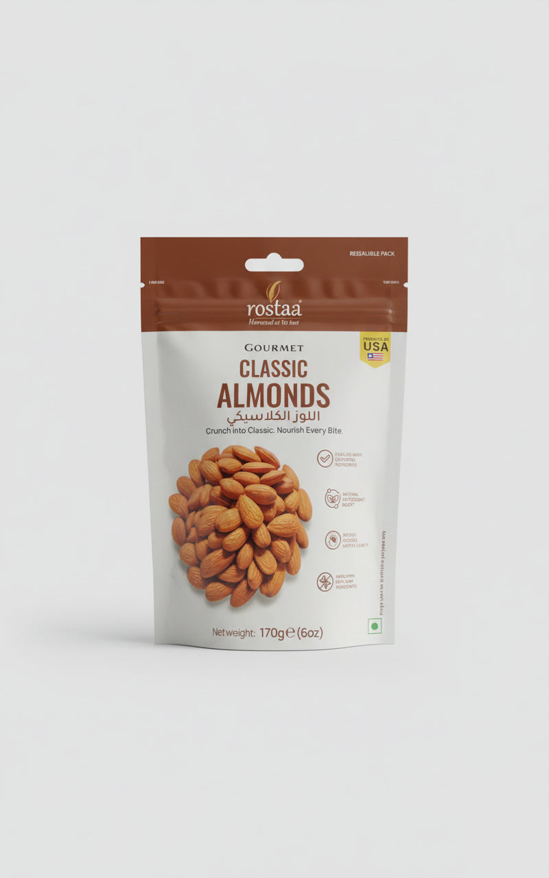 Rostaa Gourmet Line Classic Almonds carton